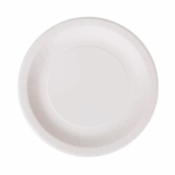 Set de Platos Algon Desechables Blanco Cartón 28 cm (36 Unidades)