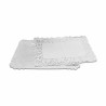 Snack tray Algon Silver Rectangular (48 Units)