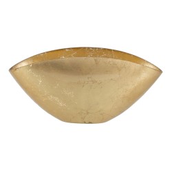 Bowl Golden Stainless steel 27 x 27 x 16 cm