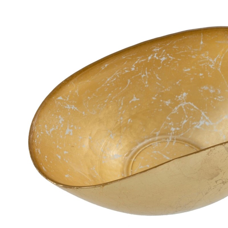 Bowl Golden Glass 28 x 14 cm