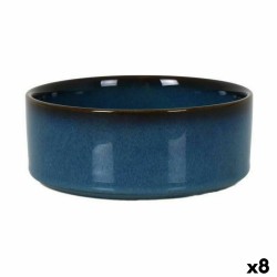 Snack tray La Mediterránea Chester Blue Oval 20 x 11 x 1,5 cm (18 Units)