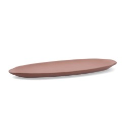 Snack tray Quid Mineral Gres Terracotta Ceramic 15 x 30 cm (8 Units)