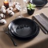 Assiette plate Luminarc Pampille Granit Gris verre 25 cm (24 Unités)