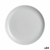 Flat Plate Luminarc Cottage Grey Glass 25 cm (24 Units)