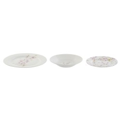 Flat Plate Quid Select Basic White Plastic 25 cm (24 Units)