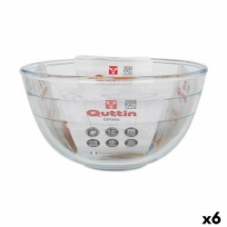 Oven Dish Santa Clara Silicone Borosilicate Glass Rectangular 35 x 22,5 x 5,5 cm (2 Units)