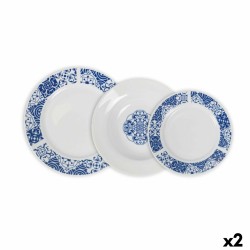 Dinnerware Set La Mediterránea Marvin Circular 12 Pieces (2 Units)