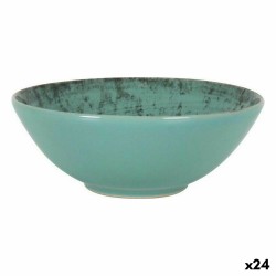 Deep Plate La Mediterránea Aspe Turquoise Ø 22,7 x 5 cm (12 Units)