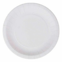 Service de vaisselle Algon Produits à usage unique Carton Blanc 25 Pièces 20 cm (36 Unités)