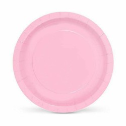 Service de vaisselle Algon Produits à usage unique Carton 20 cm Rose 10 Pièces (36 Unités)