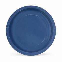 Plate set Algon Disposable Cardboard Blue 10 Pieces 23 x 23 x 1,5 cm (36 Units)