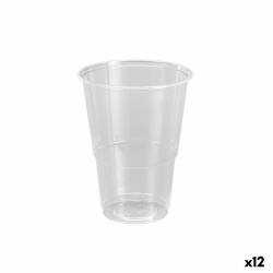 Set of glasses Algon Disposable Cardboard Floral 10 Pieces 250 ml (24 Units)