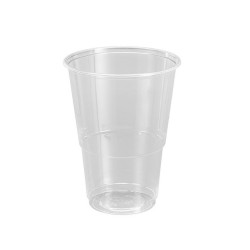 Set of reusable glasses Algon Plastic Transparent 4 Pieces 450 ml (64 Units)