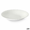 Flat Plate White 24 x 2 x 24 cm (24 Units)