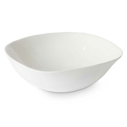 Serving Platter White Glass 34 x 2,5 x 25 cm (18 Units)