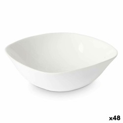 Bowl White 17,5 x 6 x 17,5 cm (36 Units) Squared