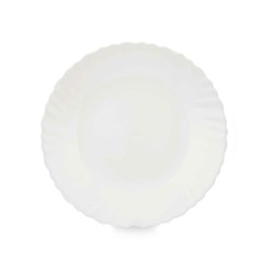 Dessert dish White Glass 19 x 2 x 19 cm (24 Units)