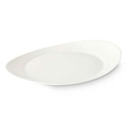 Dessert dish White Glass 19 x 2 x 19 cm (24 Units)