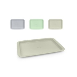 Snack tray La Mediterránea Ivory Circular Ø 15,4 x 2,1 cm (24 Units)