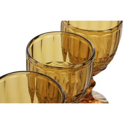 Set de Copas Home ESPRIT Ambar Cristal 240 ml (6 Unidades)