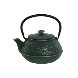 Teapot Home ESPRIT Black Green Stainless steel Iron 900 ml