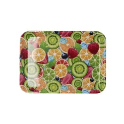 Bandeja de desayuno Quid Habitat Multicolor Plástico 33,5 x 23 x 3,5 cm Con asas Hojas (12 Unidades)