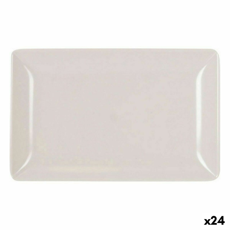 Serving Platter Inde Black 26,5 x 16,2 x 10 cm (3 Units)