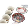 Tableware Quid Kaleido Ceramic 18 Pieces