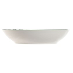 Plate Home ESPRIT Red Stoneware Modern 32 x 31 x 3,5 cm