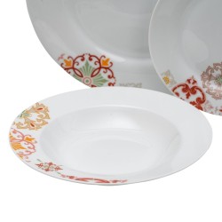 Bol para Aperitivos Versa Turquesa Cerámica Porcelana 16 x 7,7 x 16 cm